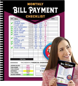 Youany Bill Tracker Notebook,Monthl...