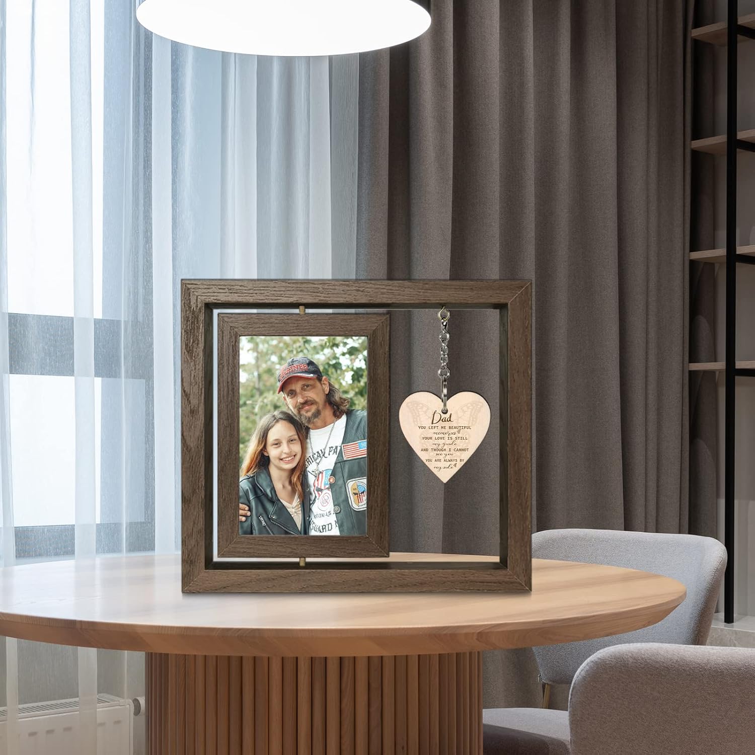 Bereavement Gifts for Loss of Dad Photo Frame Memorial, Sympathy Gift Sorry for Your Loss Father Grief Cheer Up Thinking of You Gifts for Women or Men (Dis Two 15x10 cm) - Image 5