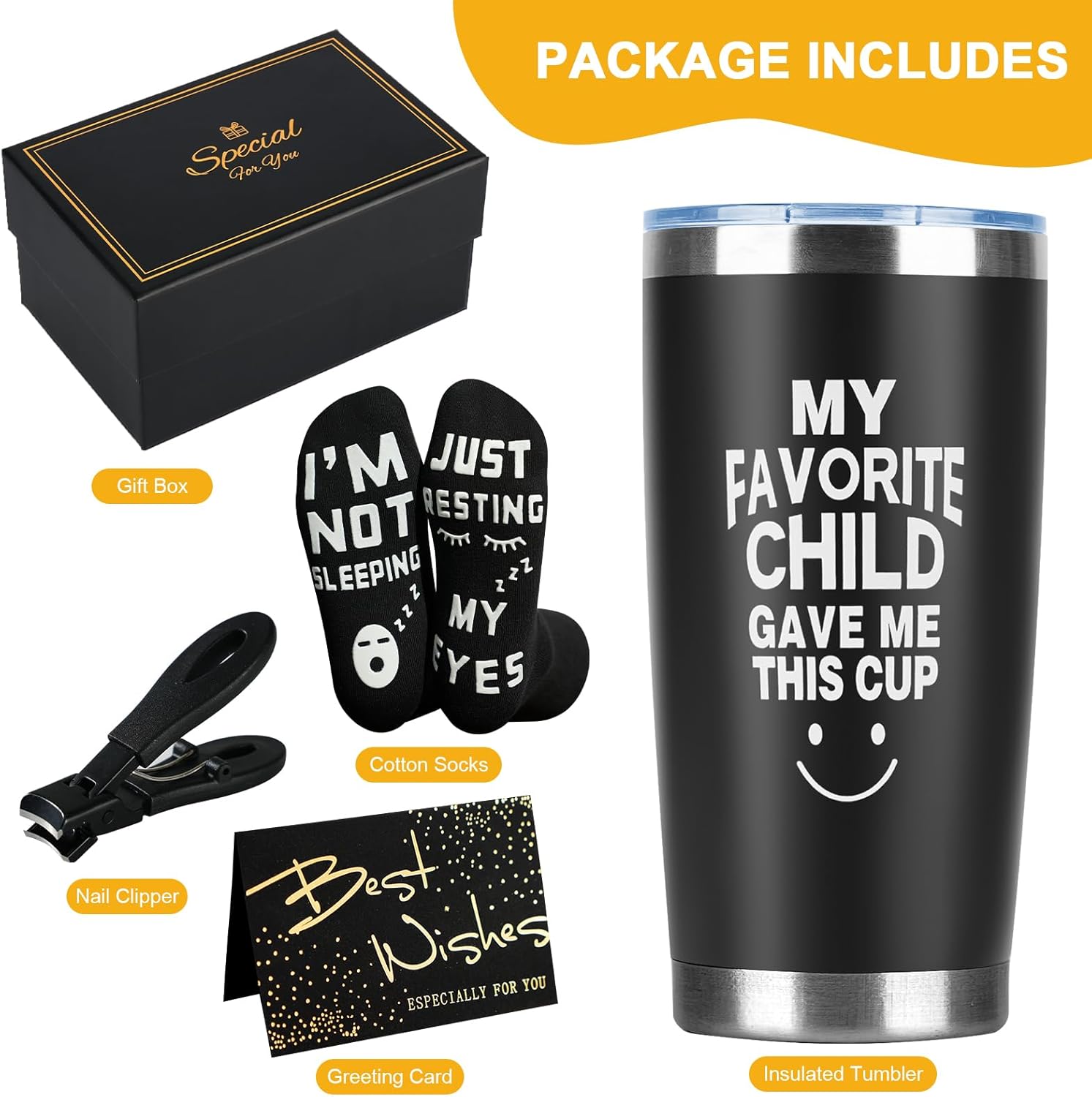 TOONGEEN Dad Gifts from Daughter Son, Birthday Gifts for Dads, Fathers Day Gift Christmas Ideas for Dad, Personalised 20oz Insulated Drinking Cup Presents Set for Daddy - Image 2