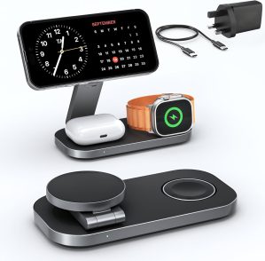 3 in 1 Wireless Charging Station &#...