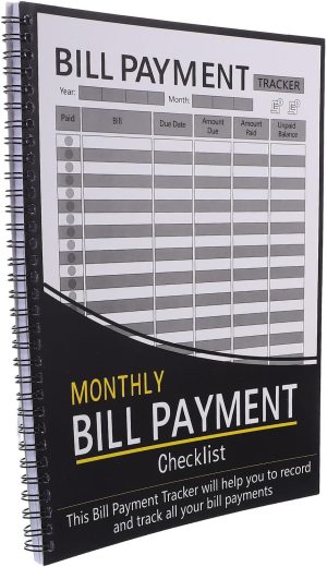 Monthly Expense Tracker Hardcover B...