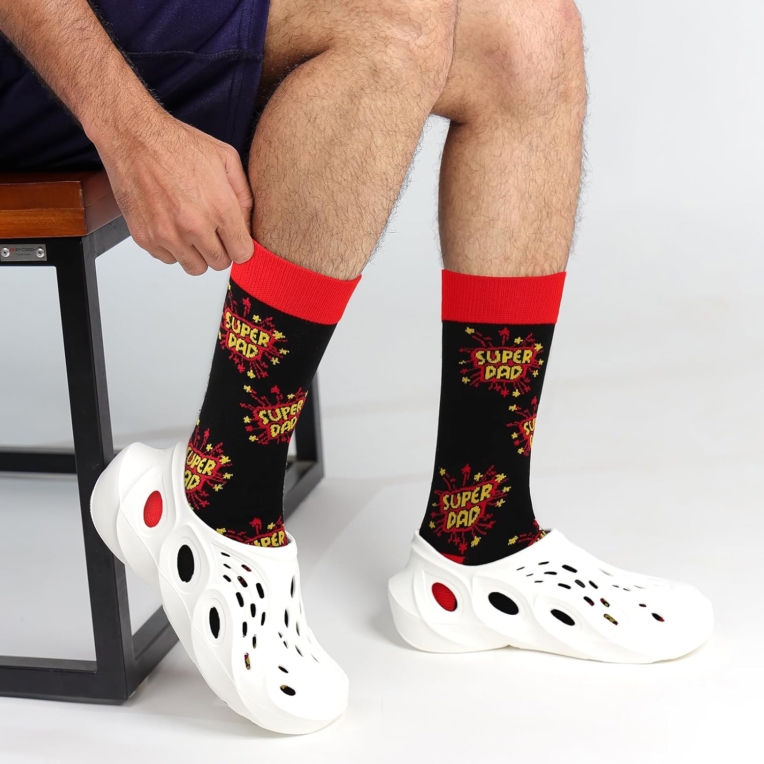 AeLion Novelty Socks Gifts for Dad from Son Daughter, Funny Socks(9-11) Birthday Presents for Daddy Husband Grandpa, Fathers Day Secret Santa Gifts for Him Men on Christmas Stocking Stuffers - Image 2