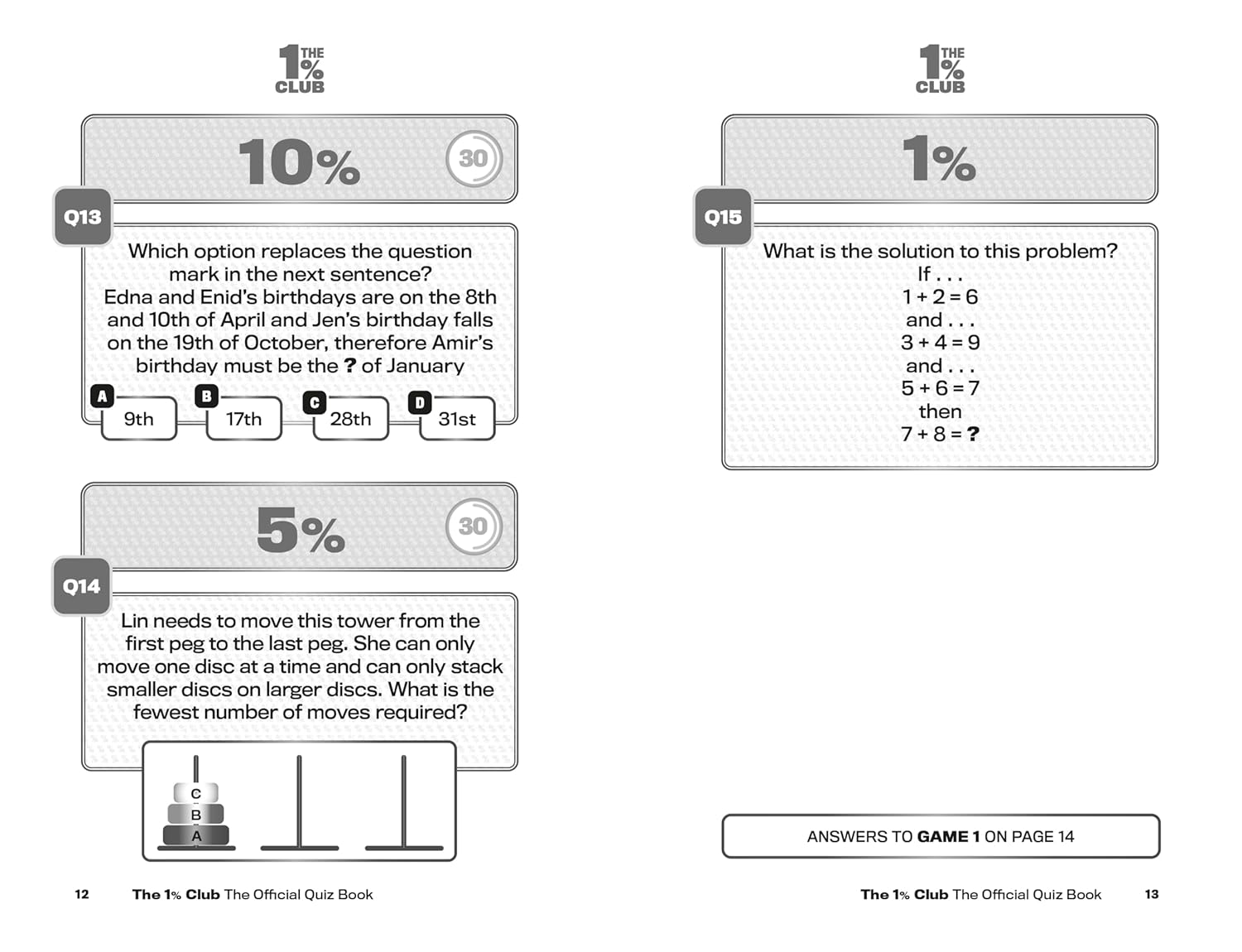 The 1% Club Book 1: The bestselling quiz book for everyone, as seen on TV - Image 5