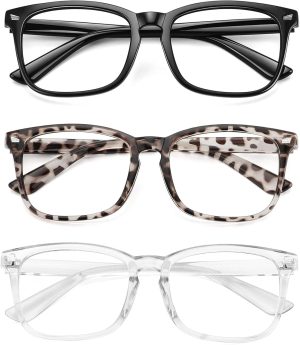 3Pcs Lightweight Blue Light Glasses...