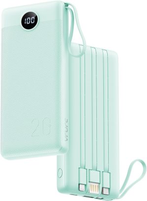 VRURC Portable Charger with Built i...
