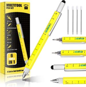 Unique Multitool Pen Gifts for Men,...