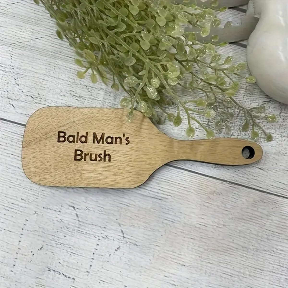 Bald Man Comb Joke Set, Funny Hairless Combing Brush Gag Gifts for Men, Humorous Toothless Combs Blad Mans Brush for Trick Friends Gift - Image 4
