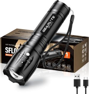 GEARLITE LED Torch Rechargeable, 20...