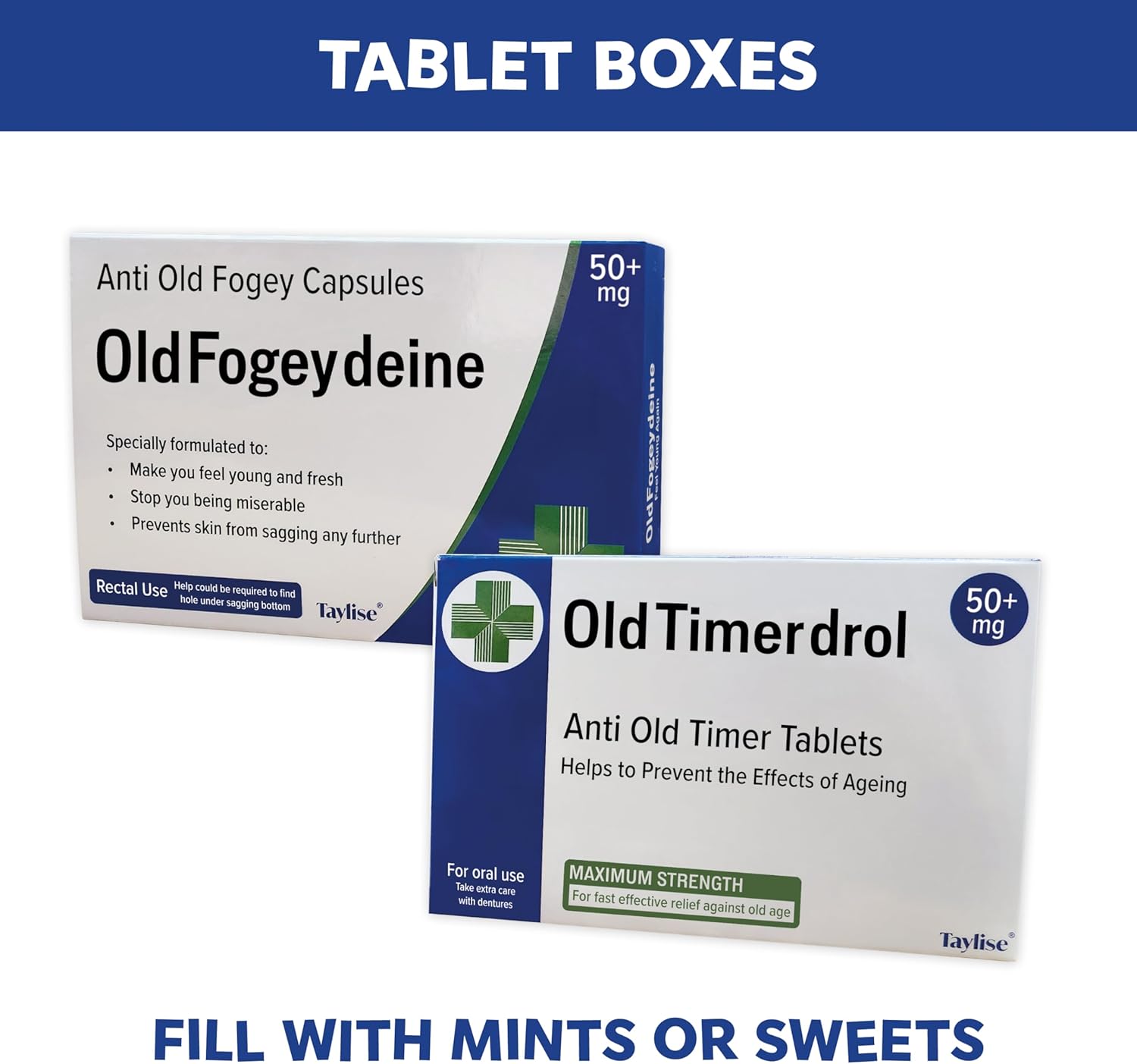 OLD AGE JOKE | Inflatable Zimmer Frame, walking stick | Joke Pill Boxes | Old Age Certificate | Retirement gift, 40th,50th, 60th, 70th Birthday, grandma fancy dress, hen, gag, novelty, secret Santa - Image 5