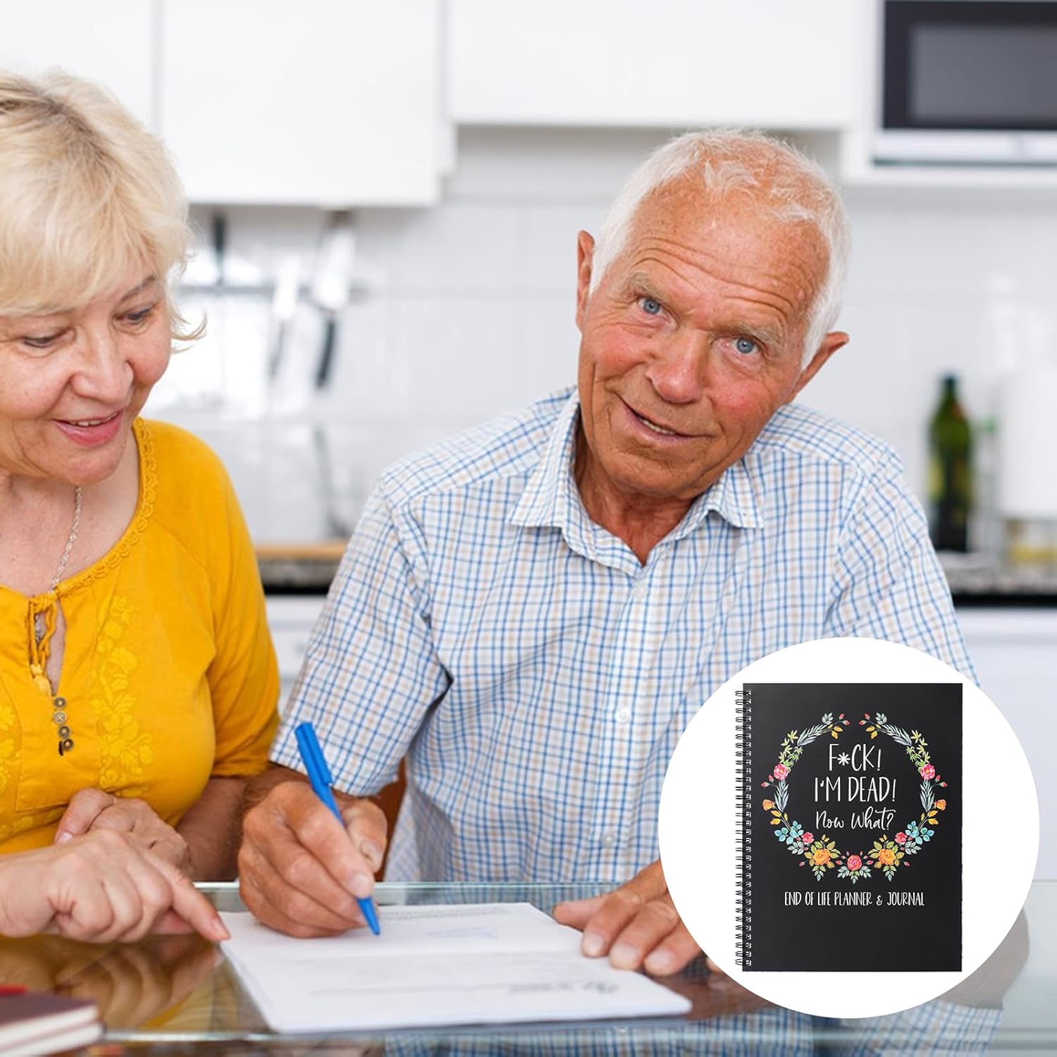 2 Pack I'm Dead Now What Planner UK, End of Life Planners, Fxxk I'M Dead Now What Book Guided, Last Wishes, Funeral Business Planner Notebook Death Book Organiser - Image 6