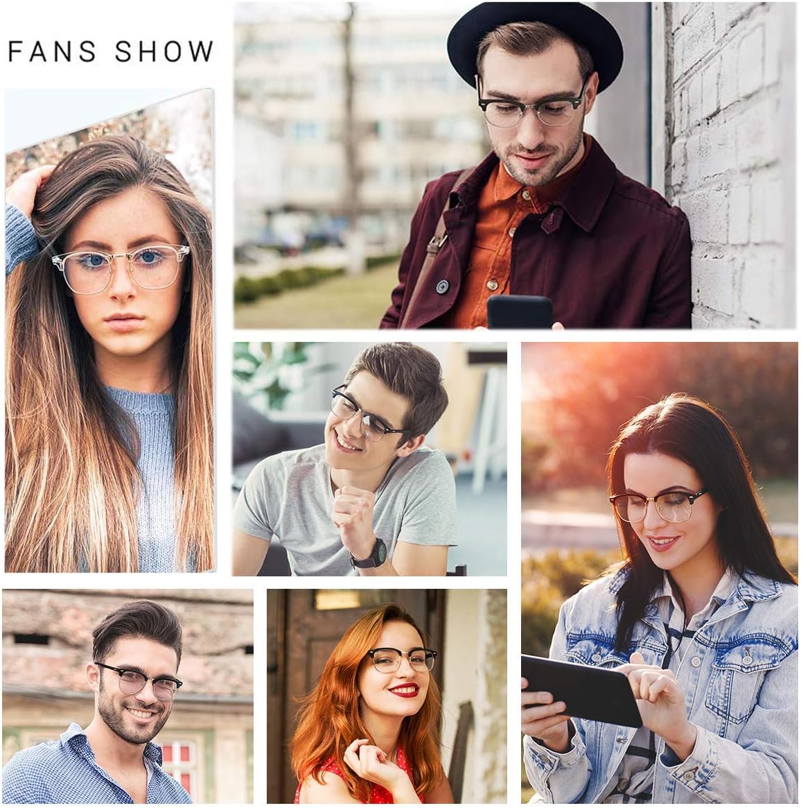 2 Pack Blue Light Blocking Glasses - Retro Round Frame | Anti Fatigue & HD Non-Prescription Lenses for Computer Gaming, Office, and Screen Use | Unisex for Women & Men - Image 8