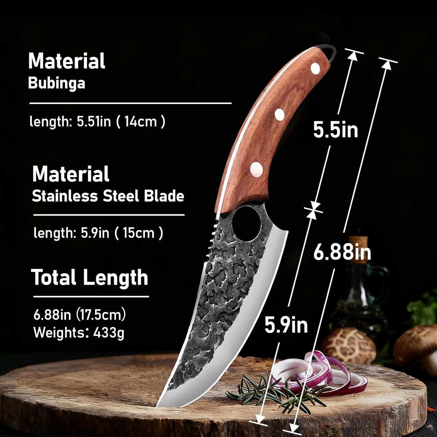 Chef Knife, Gifts for Men Professional Kitchen Knifes, Valentines Gifts for Him Japanese Knife, Sharp Stainless Steel Kitchen Knive Cooking Gifts, Ergonomic Handle Dad Gifts Birthday Presents - Image 2