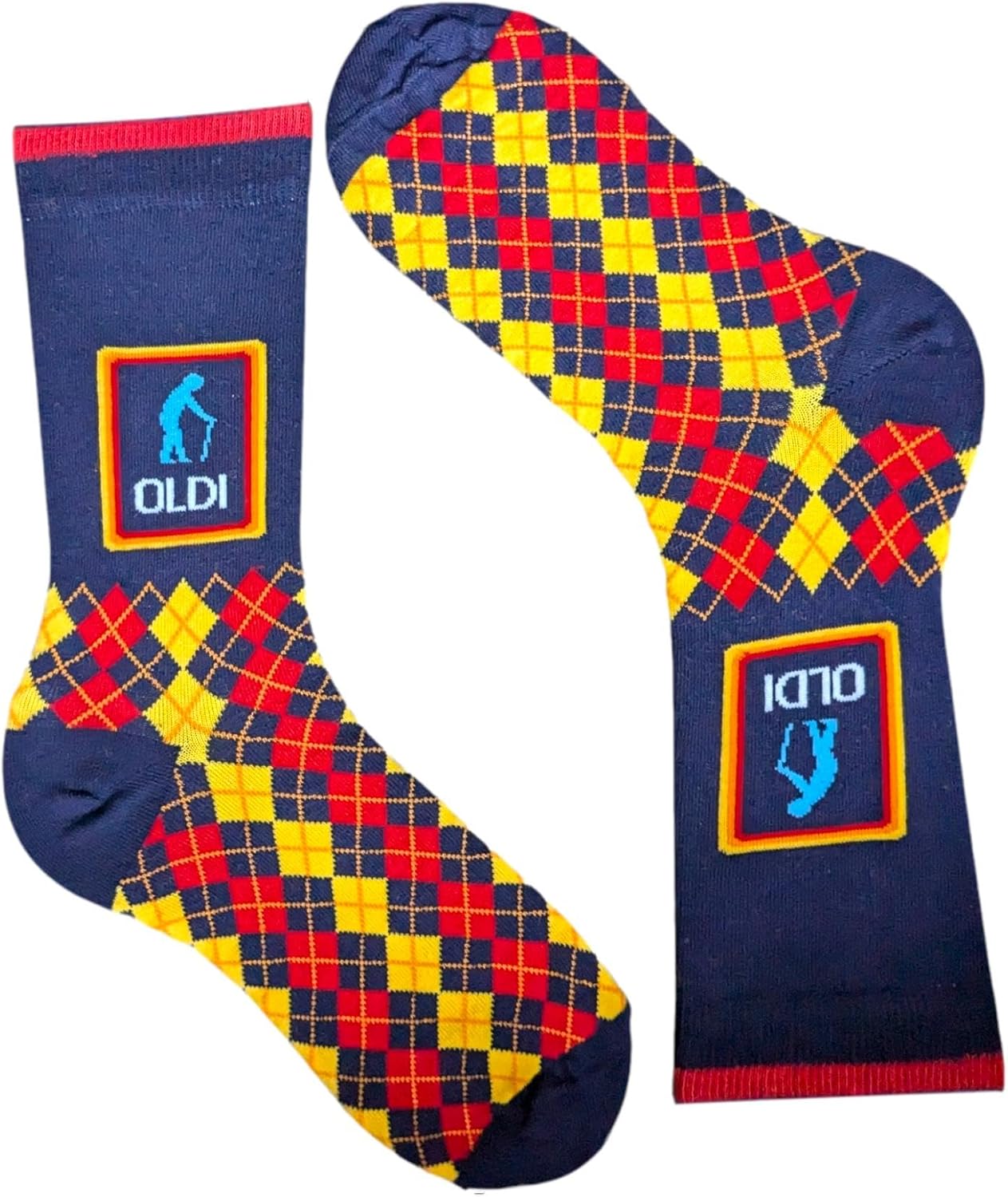 OLDI Funny Joke Socks for Men (UK 6–11) - Novelty Gift for Dad, Grandad, Uncle or Friend - Birthday 40th 50th 60th 70th, Retirement, Secret Santa, Stocking Filler, Father’s Day - Image 5