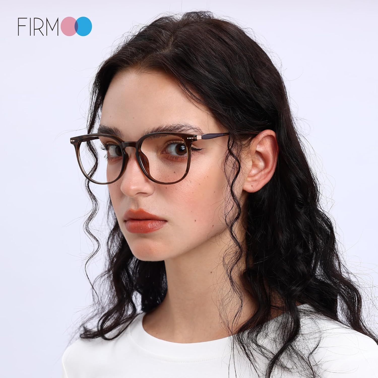 Firmoo Blue Light Blocking Reading Glasses for Women Men, Square Computer Reader Eyeglasses - Image 3