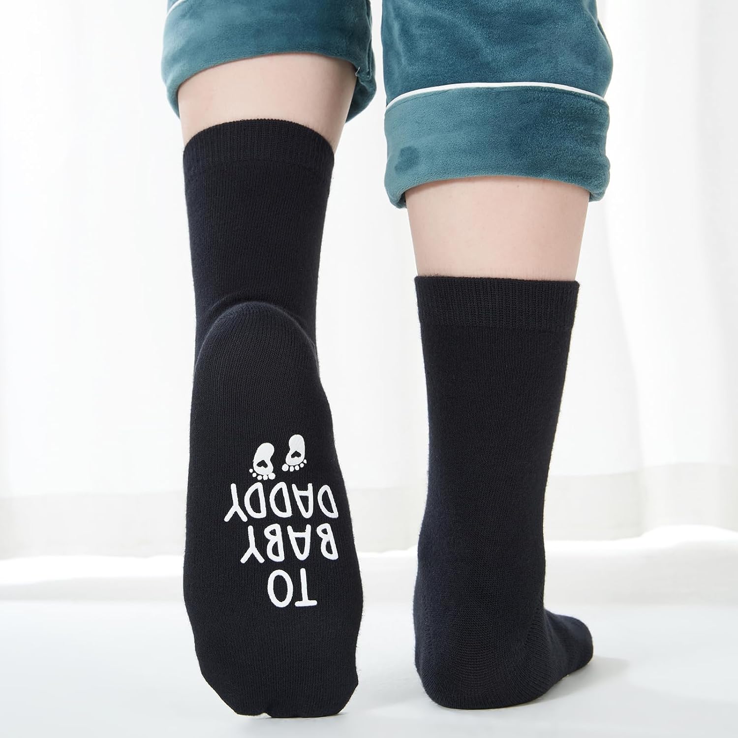 From Fur Daddy To Baby Daddy Gifts, New Baby Dad Socks, Soon To Be Parents Gift, Pregnancy Announcements, Future Dads Gifts, First time Dad - Image 3