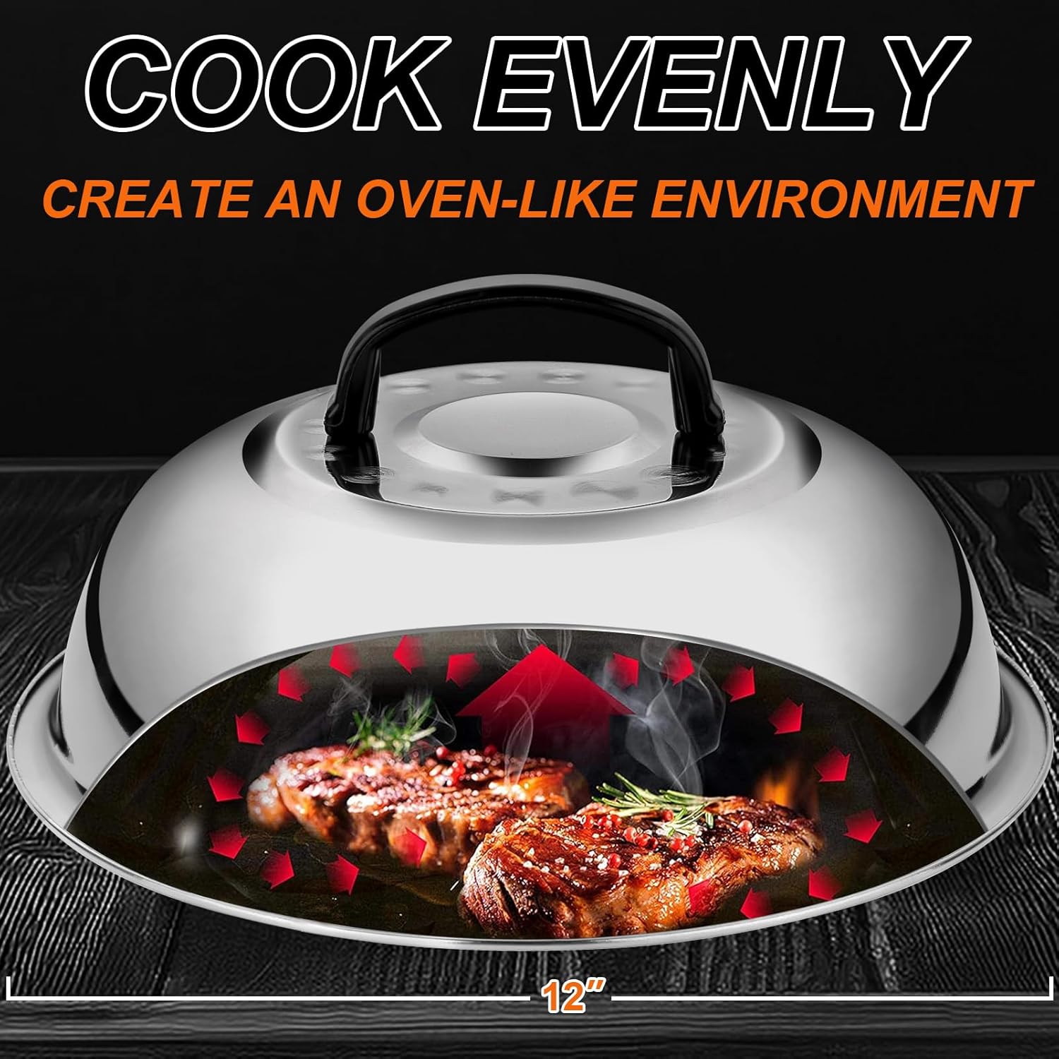 27pcs Griddle Accessories Kit for Blackstone, Professional Hibachi Flat Top Grill Tools, Enlarged Spatula Gift Set with Basting Cover, Smash Burger Press for BBQ Teppanyaki Plancha - Image 3