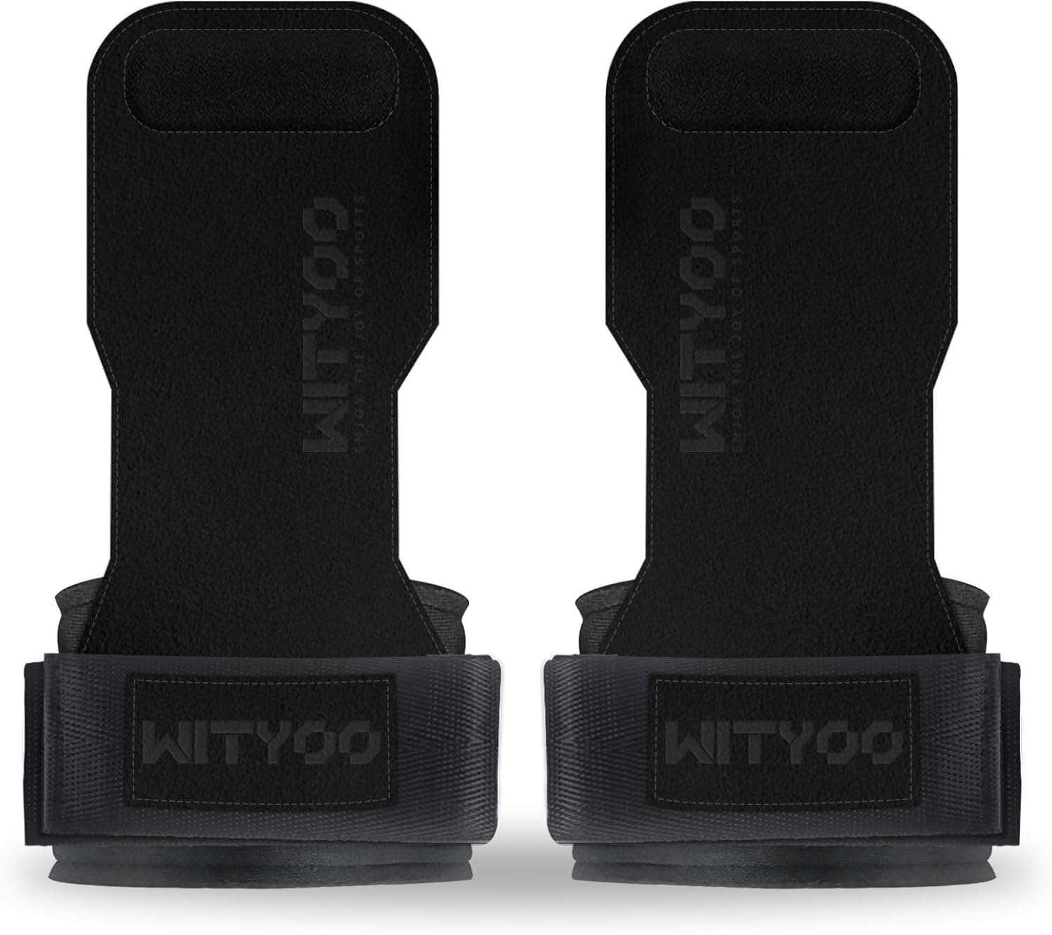 Weight Lifting Wrist Strap, Weightlifting Grip Strap for Gym Deadlifts, Powerlifting, Heavy Shrug, Pull Ups, Three Layer Leather Adjustable Training Accessory Gifts for Men Women Dad Him