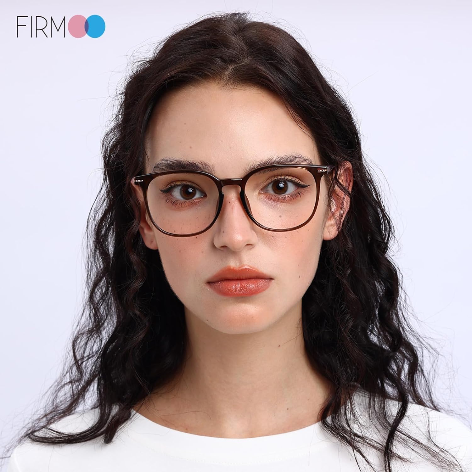 Firmoo Blue Light Blocking Reading Glasses for Women Men, Square Computer Reader Eyeglasses - Image 2