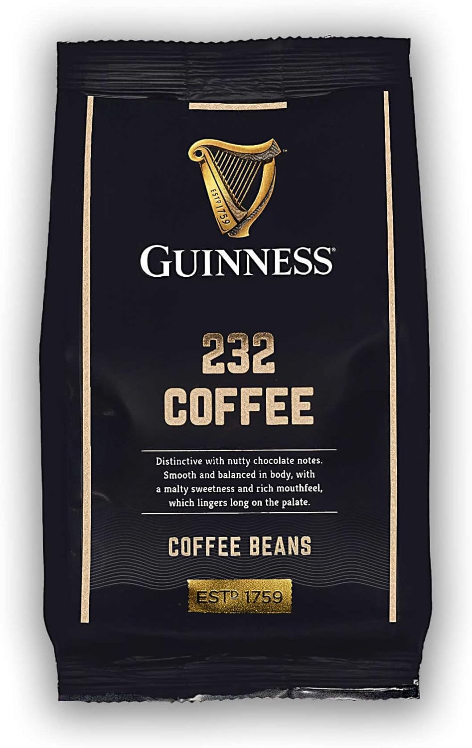 Exclusive Guinness Coffee '232' Brew - 227g Roasted Beans by Tiki Tonga Coffee Roasters. Roasted in The United Kingdom