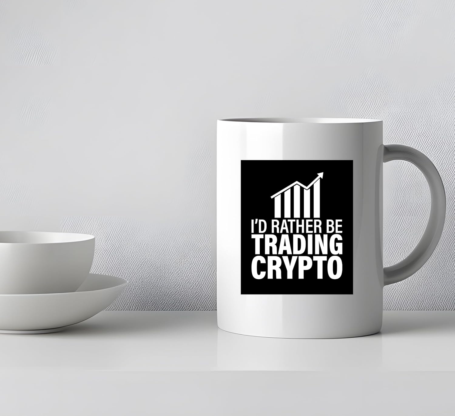 signkitsuk I’d Rather Be Trading Crypto Funny 11oz Coffee Mug – Hilarious Cryptocurrency Enthusiast Gift, Bitcoin Trader Present for Crypto Lovers, Stock Market & Blockchain Fans, Office Desk Mug - Image 3