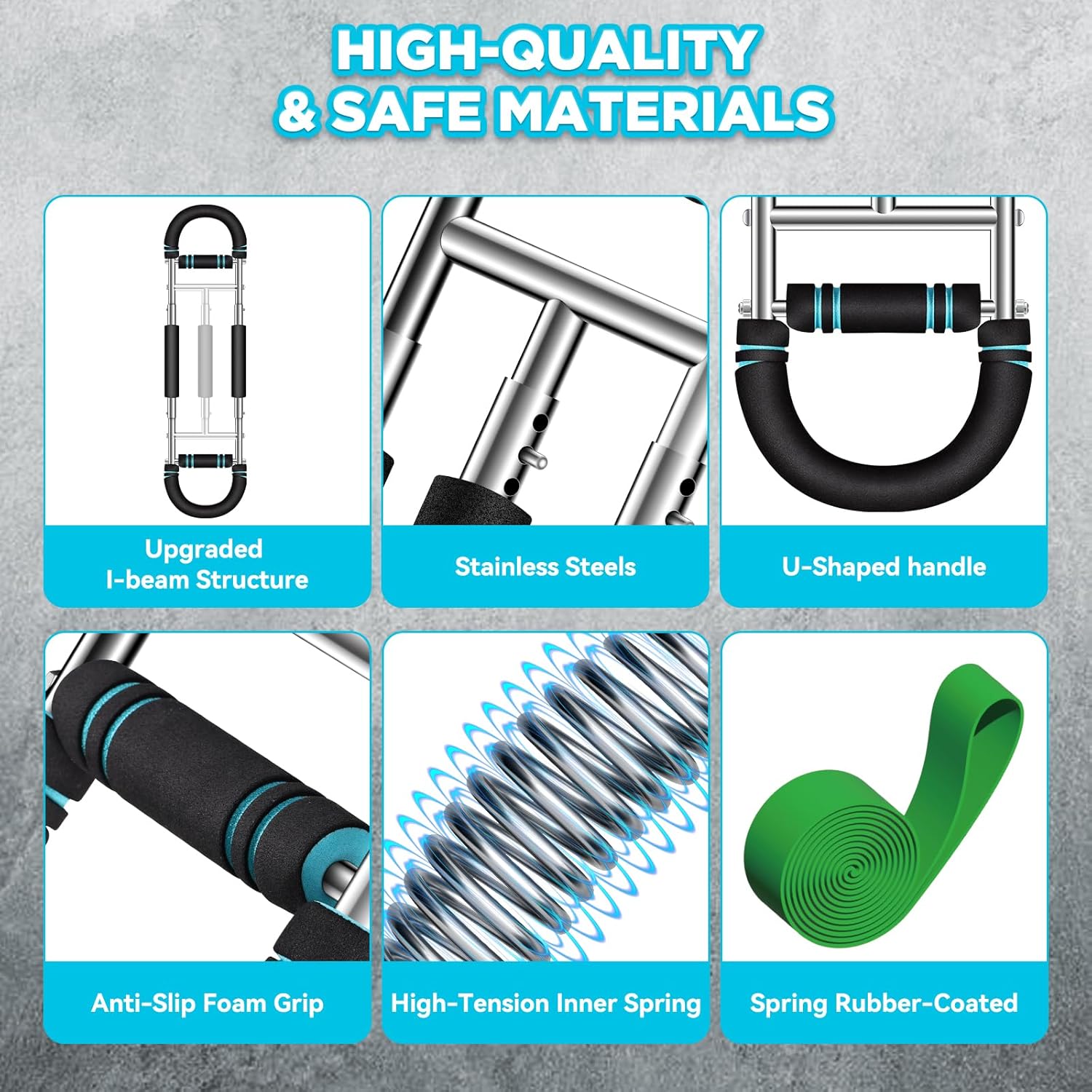 Upgraded Twister Arm Trainer, 9 Mode Adjustable Chest Exerciser for Men, Arm Exercise Equipment Resistance Trainer Men Women, Shoulders and Forearms Muscle Training - Image 6