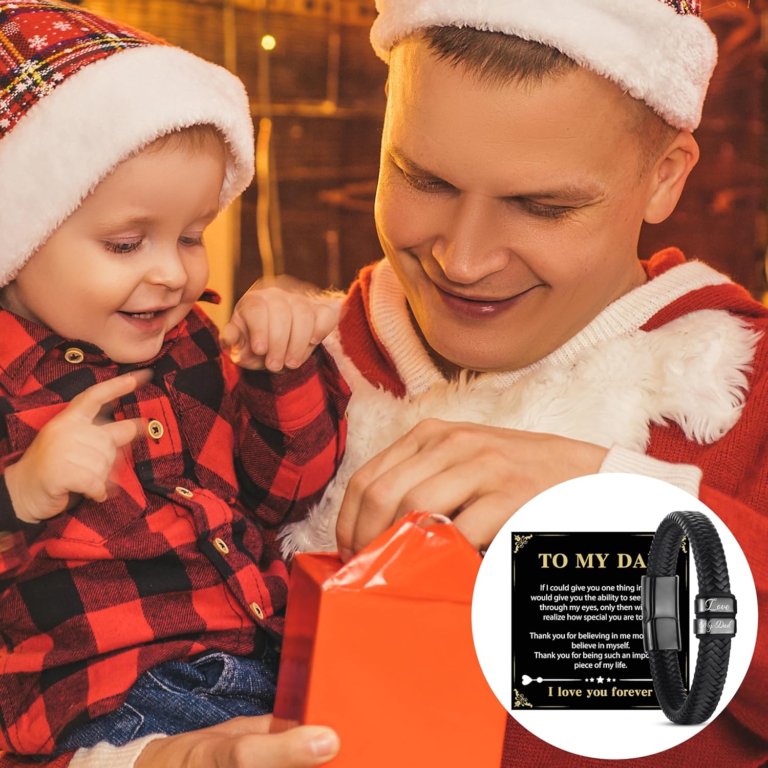 Men's Bracelet for Dad, Grandad, Husband, or Boyfriend on Christmas Day, Birthday, Anniversary, or Valentine's Day - Image 7