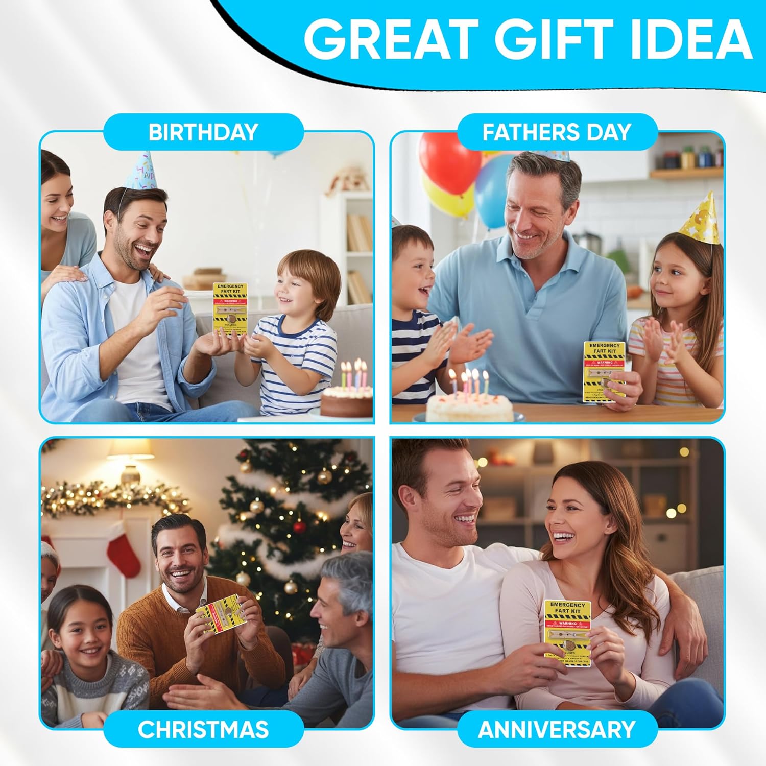 Funny Gift For Her Emergency Fart Kit Valentines Day Gift Present Novelty Birthday Gifts For Dad Boyfriend Him Husband Joke Valentine's Day Gifts - Image 3