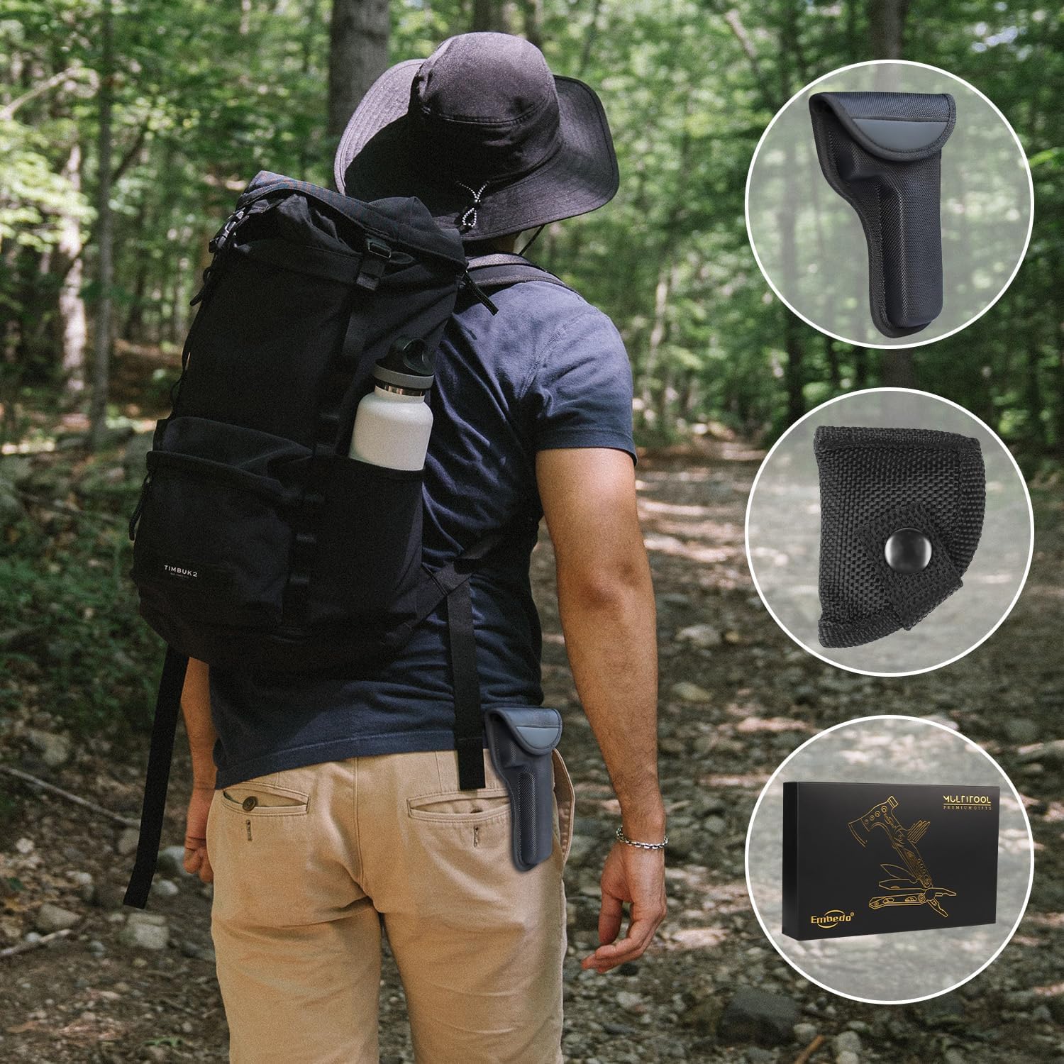 Multi-Tool Axe, Camping Multitool Accessories, Foldable 15 in1 Multitool Survival Equipment, Gift for Birthday/Father’s Day/Valentines, Gadgets for Men Outdoor, Camping, Hiking, Simple Repair - Image 3