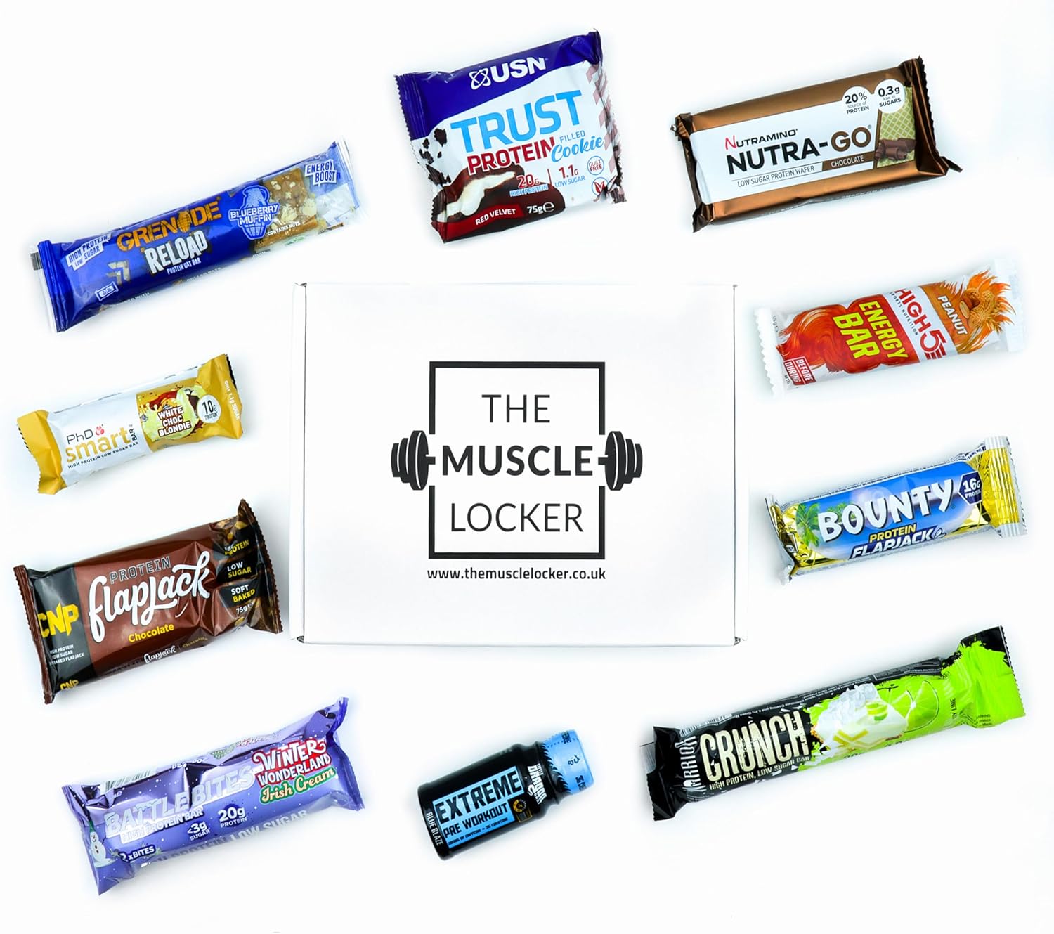Muscle Locker Protein Snack Box - Gym Gifts for Men & Women - High Protein Hamper with Bars & Snacks - Fitness Gift for Gym Lovers - High Protein Selection Box - Image 3