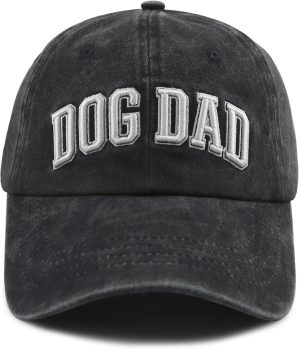Dog Dad Hats for Men, Adjustable Co...