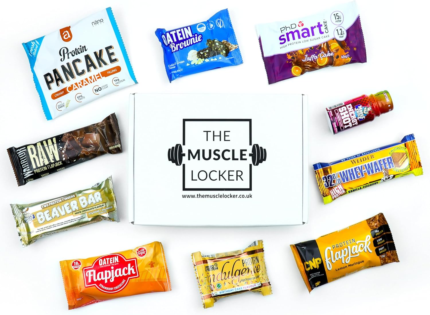 Muscle Locker Protein Snack Box - Gym Gifts for Men & Women - High Protein Hamper with Bars & Snacks - Fitness Gift for Gym Lovers - High Protein Selection Box - Image 2