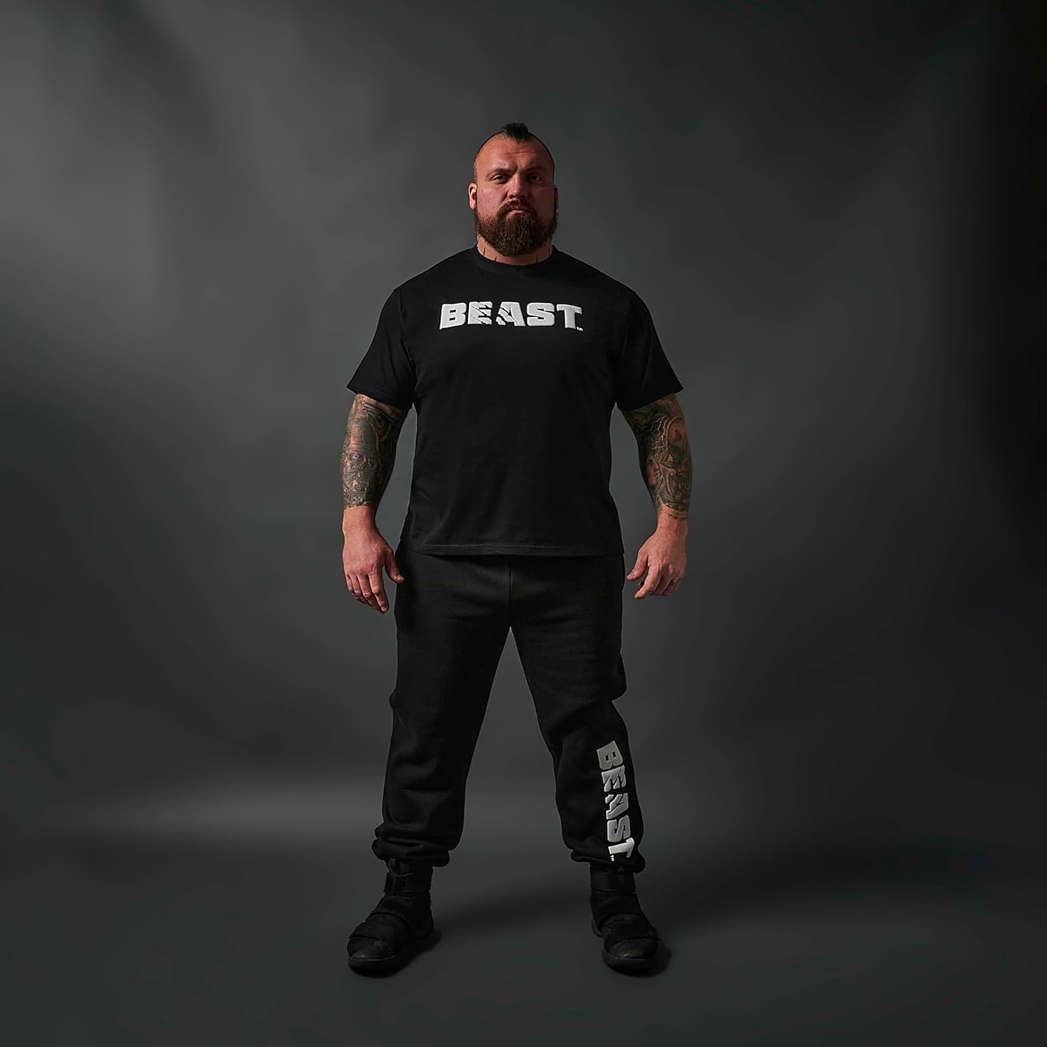 Beast - Men's T-Shirt Heavy 100% Cotton Top by Eddie Hall - Relaxed Fit Core Tee - Gifts for Men - Image 2