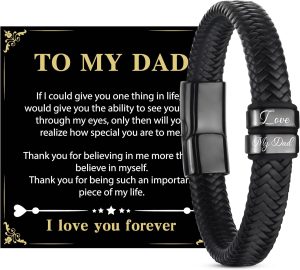 Men’s Bracelet for Dad, Grand...