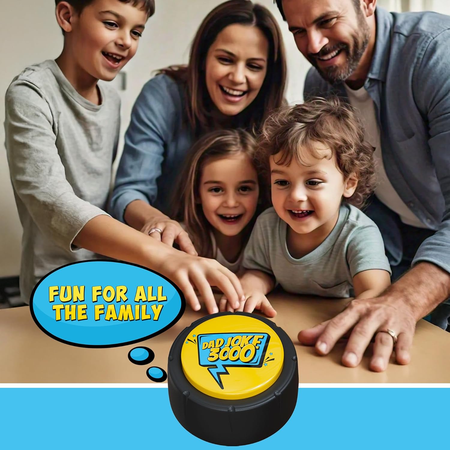 Funny Joke Gift for Men or Dad Stocking Filler Secret Santa Gifts for Him, Dad Joke Button Funny Unusual Xmas Stocking Filler Gift Idea - Image 6