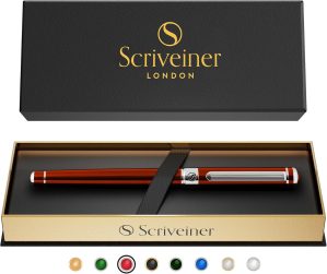 Scriveiner Crimson Red Rollerball P...