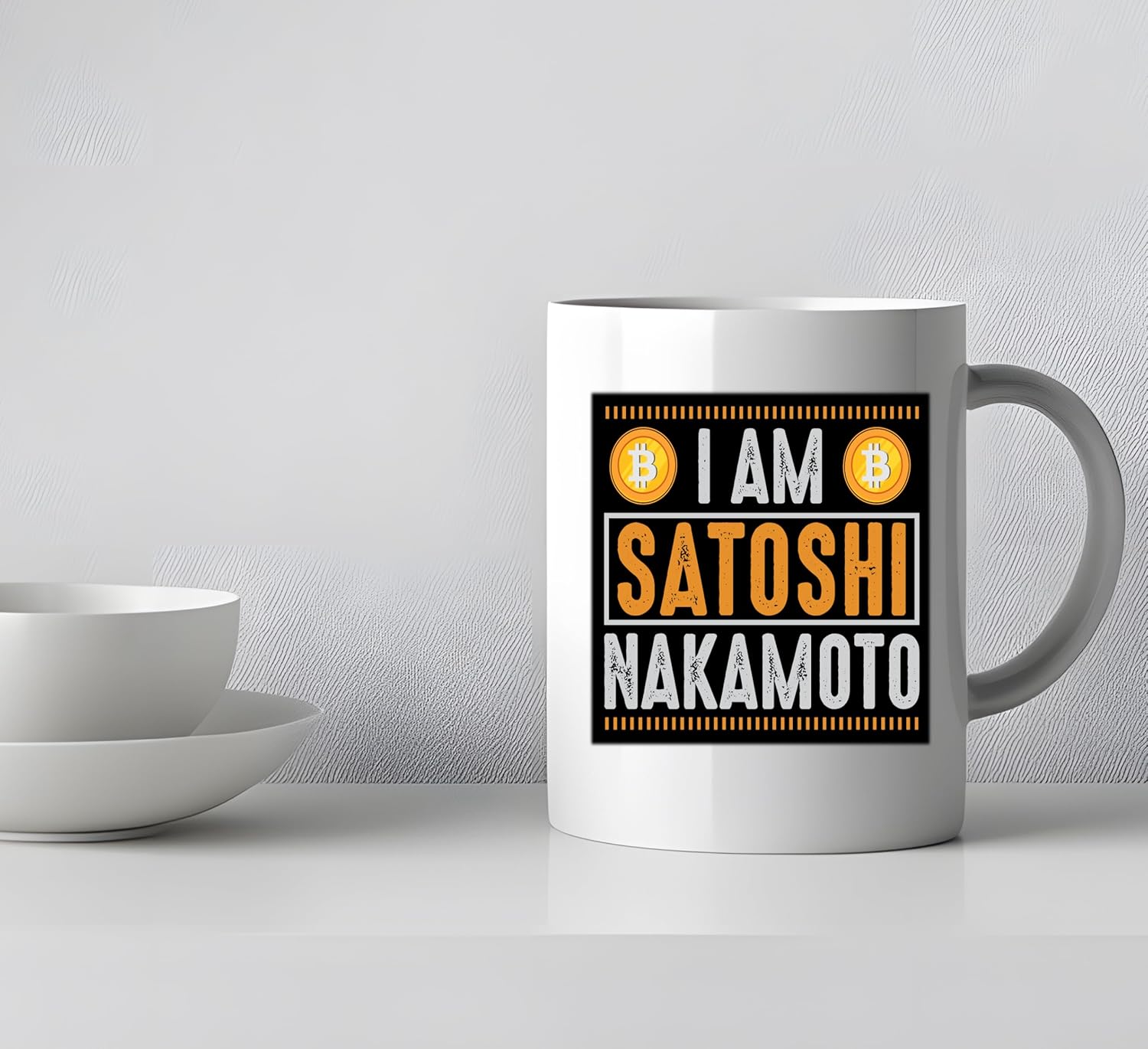 signkitsuk I Am Satoshi Nakamoto 11 oz Mug - Funny Bitcoin Founder Gift - Cryptocurrency Enthusiast Coffee Mug - Blockchain Humor, Crypto Lover Meme Cup - Image 4