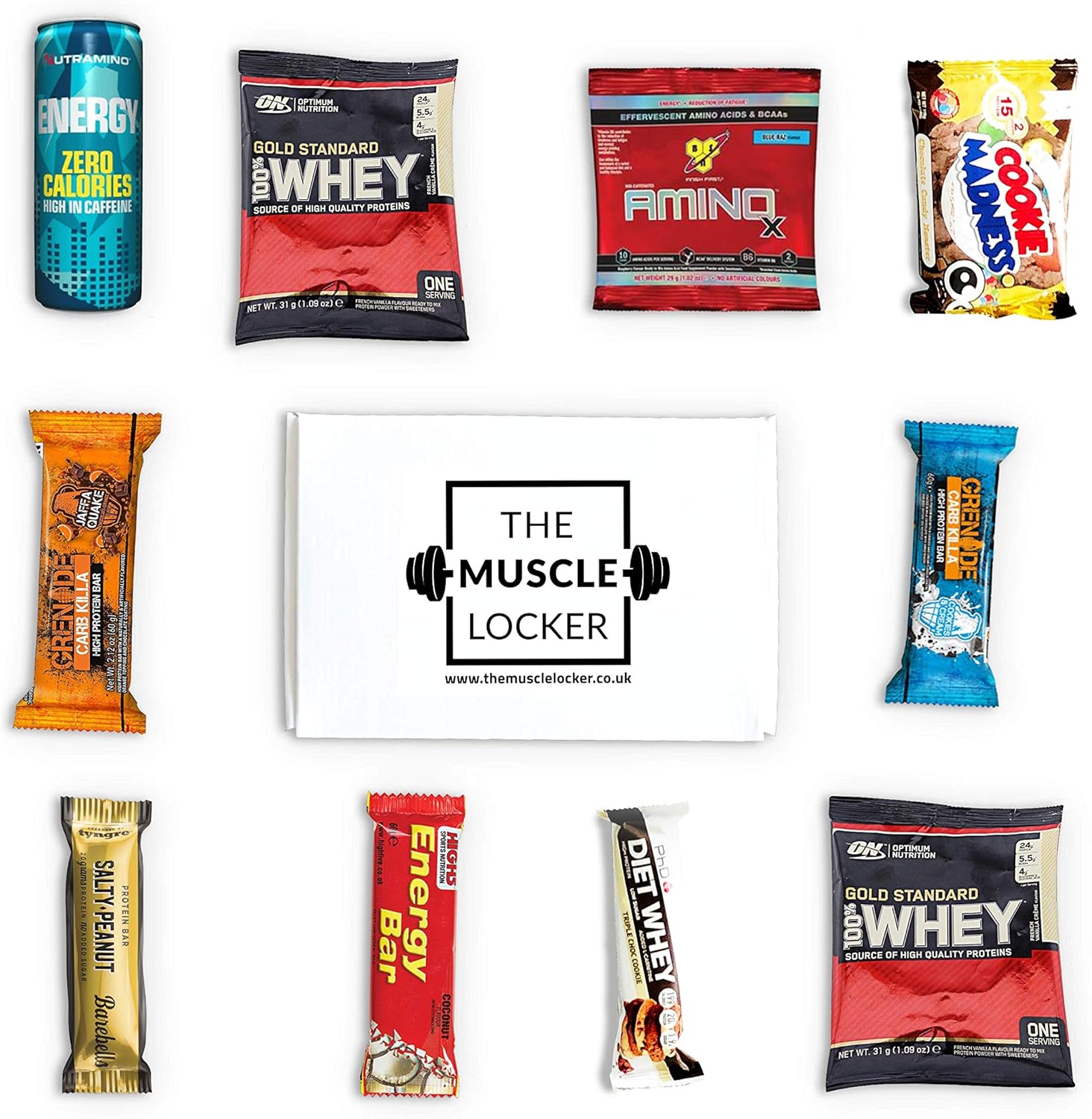 Muscle Locker Protein Snack Box - Gym Gifts for Men & Women - High Protein Hamper with Bars & Snacks - Fitness Gift for Gym Lovers - High Protein Selection Box - Image 4