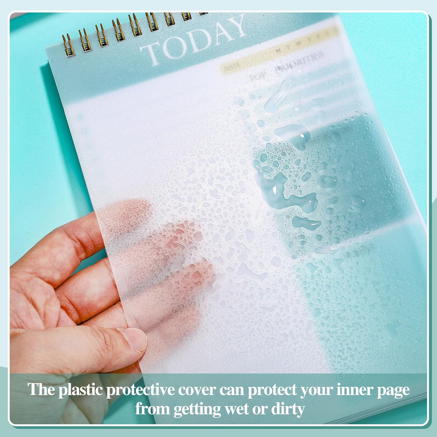 2 Pack To Do List Notepad, Undated Daily Planner A5 Spiral 104 Page To Do List Pad with Hourly Schedule Checklist for Work Study and Personal Oraganizer - Image 5