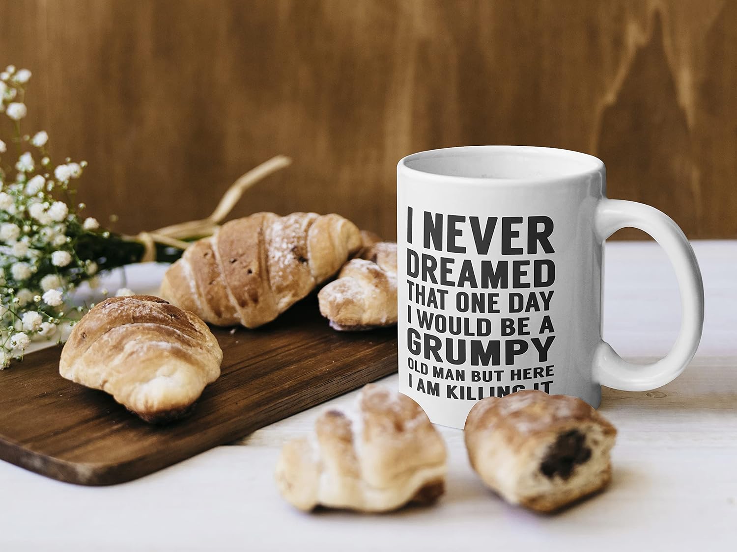 Stuff4 Grumpy Old Man Mug, Grandad Gifts, Dad, Father’s Day or Christmas Novelty Mug, Funny Gifts, Perfect Birthday Present, Funny for Men, 11oz White Ceramic Dishwasher Safe - Made in UK - Image 2