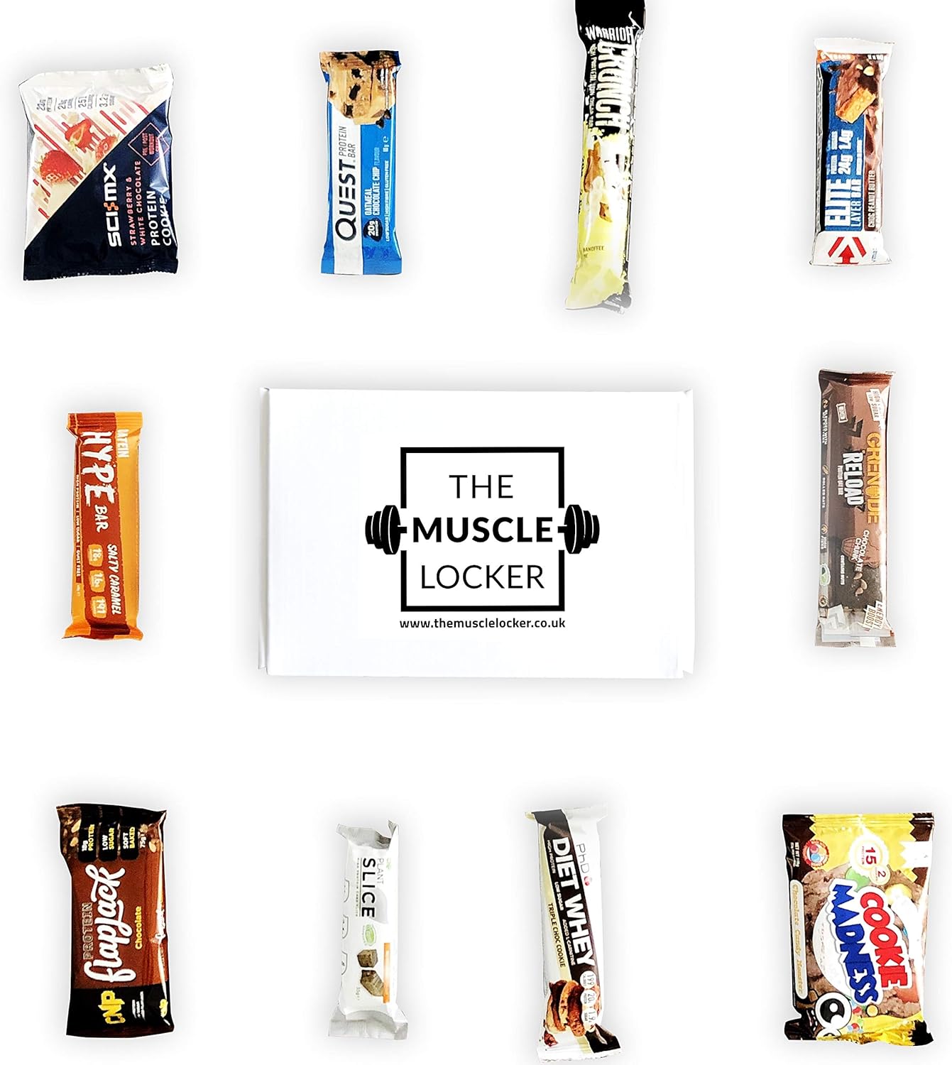 Muscle Locker Protein Snack Box - Gym Gifts for Men & Women - High Protein Hamper with Bars & Snacks - Fitness Gift for Gym Lovers - High Protein Selection Box - Image 6