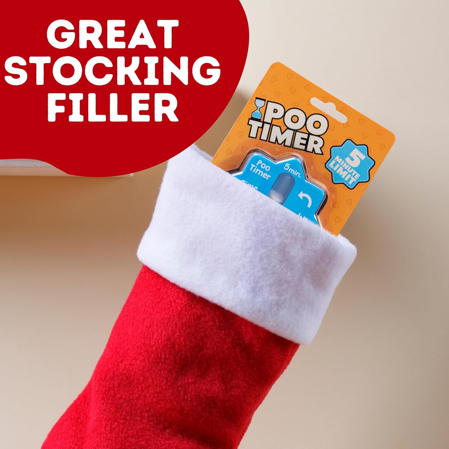 Boxer Gifts Poo Timer Funny Birthday Gift for Men, Dad or Husband – Joke Bathroom Timer, Novelty Stocking Filler, Blue - Image 4