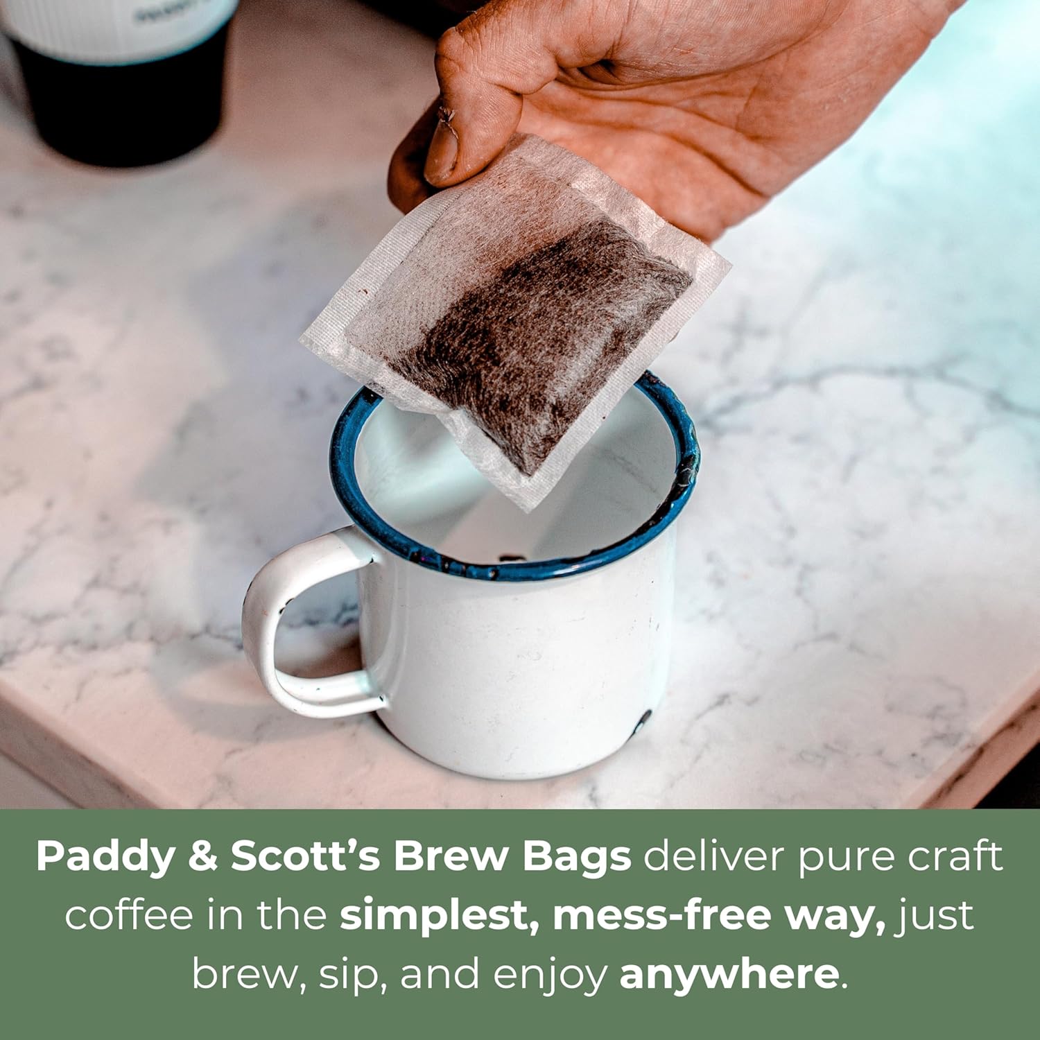 Coffee Gift Set Bundle With x8 Paddy and Scotts Coffee Bags, x2 Jumbo Stroopwafels and Border Biscuits Individually Wrapped - Women and Mens Hampers Gift Sets - Image 4