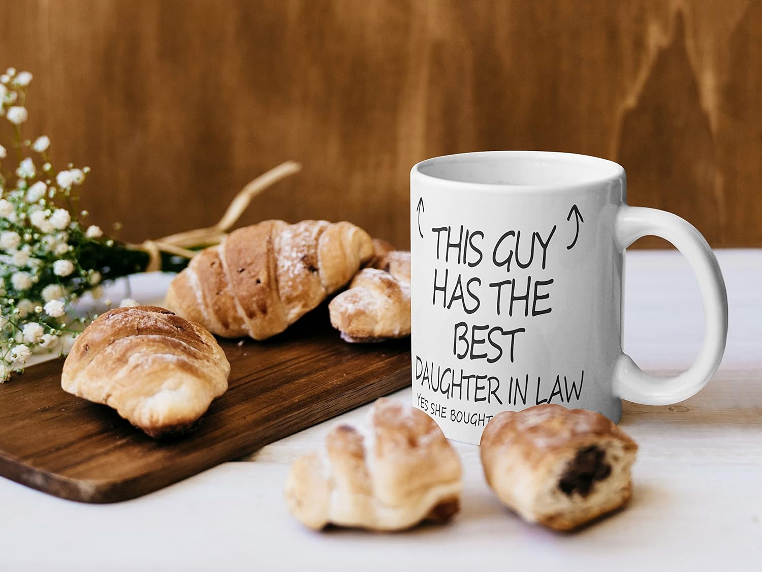 Stuff4 This Guy Has The Best Daughter in Law Mug - Daughter in Law Gifts, 11oz Ceramic Dishwasher Safe Coffee Mugs - Dad Father Fathers Day for Birthday Presents, Premium Cup Made UK - Image 2