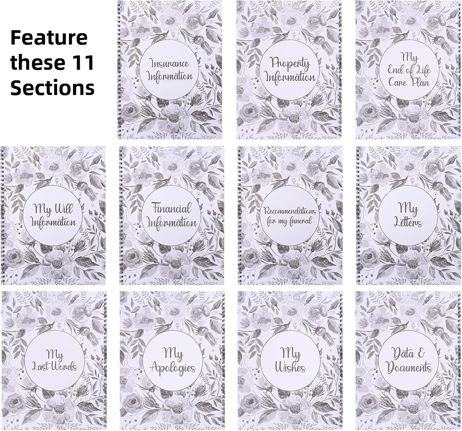 2 Pack I'm Dead Now What Planner UK, End of Life Planners, Fxxk I'M Dead Now What Book Guided, Last Wishes, Funeral Business Planner Notebook Death Book Organiser - Image 4