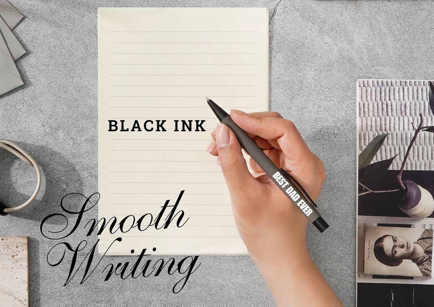 INNObeta Dad Gifts, Ballpoint Pen Set of 4, Gift Ideas for Father on Birthday, Christmas, Father's Day - Image 3