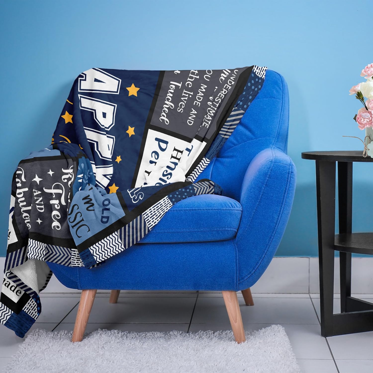 Retirement Gifts for Men, Funny Retirement Gifts for Men, Retirement Gift Ideas, Leaving Gifts for Coworker Dad Grandpa Blanket 150×130CM - Image 3