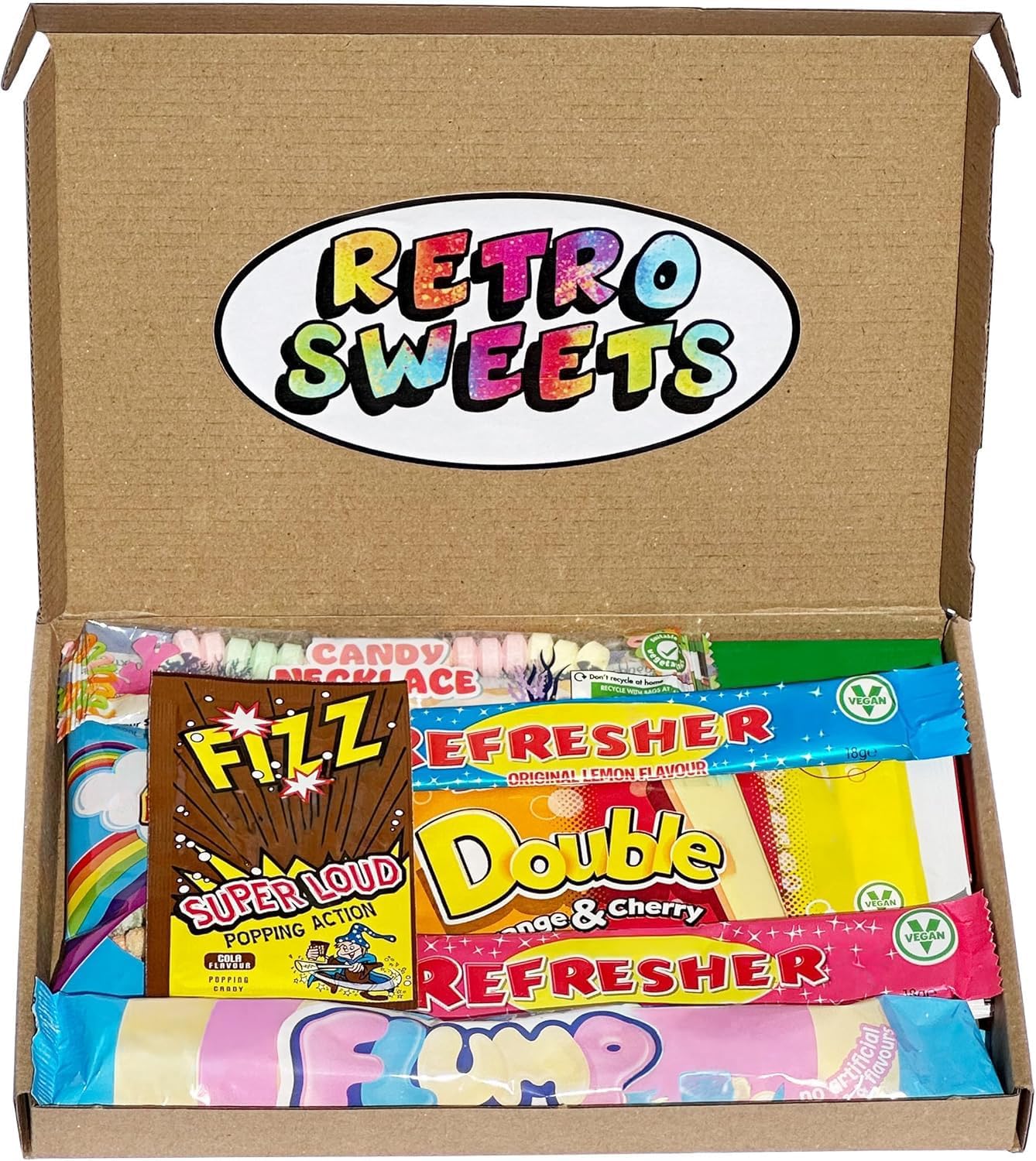 Retro Sweets Gift Box. Packed with Sweet. Hamper Letterbox Gift for Women, Men & Kids. Perfect Present for Get Well Soon, Birthday, Thank You, Fathers Day - Image 4