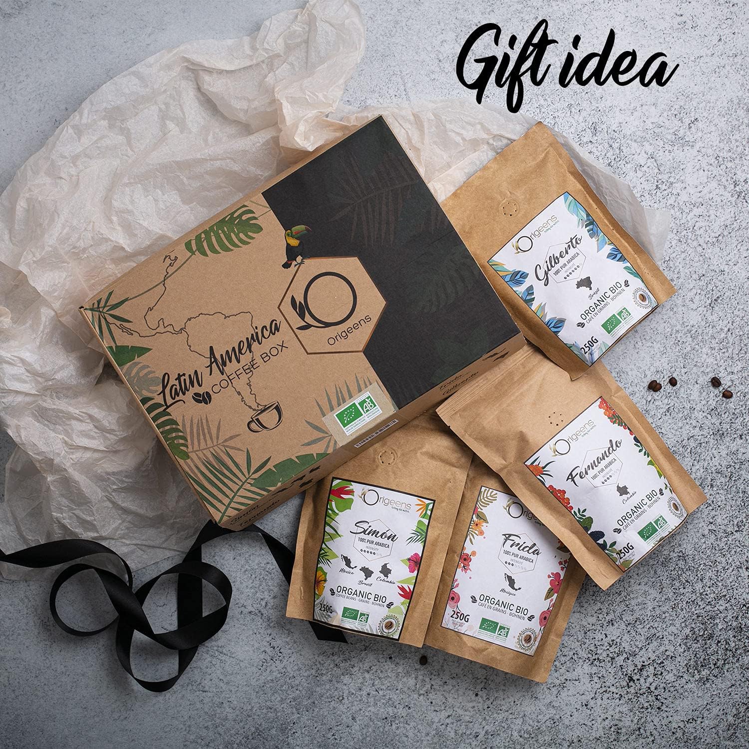 Organic Coffee beans | Arabica Whole Beans 4x250g | Hand-roasted | Coffee Gift Idea - Image 7
