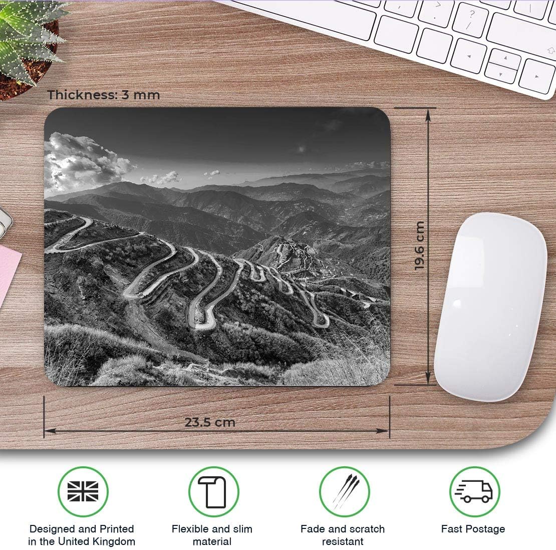 Destination Vinyl ltd Silk Trading Route China Mouse Mat Pad Computer PC Laptop Gaming Office Home Desk Accessory Gadget #39325 - Image 2