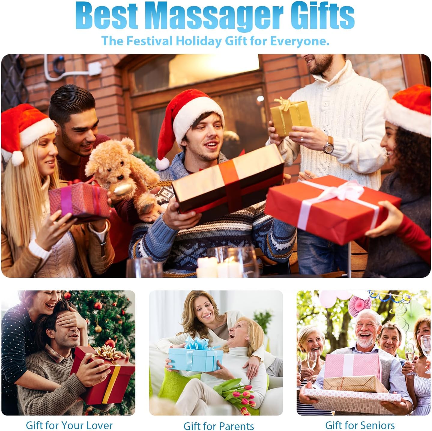 WOQQW Back Massager with Heat, Shiatsu Back and Neck Massager, Deeper Tissue Kneading Massage Pillow for Shoulder, Leg, Foot, Body Relieve Muscle Pain - Relax Gift for Her/Him/Friend/Dad/Mom - Image 7